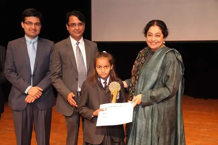 With member of Parliament & Actress Kiran Kher
